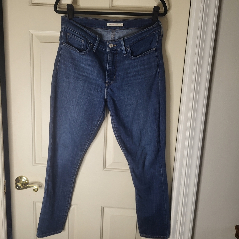 Levi's Dark Blue Women's Jeans Shaping Skinny